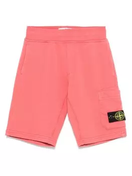 Шорты Stone Island Junior Compass-badge, розовый