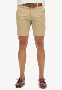 Шорты STRETCH Superdry, бежевый