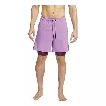 Шорты stride dri-fit 7'' 2-in-1 running shorts 'purple' Nike, фиолетовый