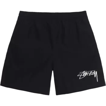 Шорты Stussy x Nike Nylon 'Black', черный
