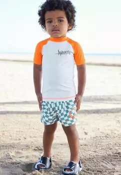 Шорты SUNSAFE SET REGULAR FIT Next, цвет orange checkerboard