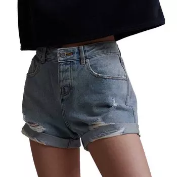 Шорты Superdry Steph Boyfriend, синий
