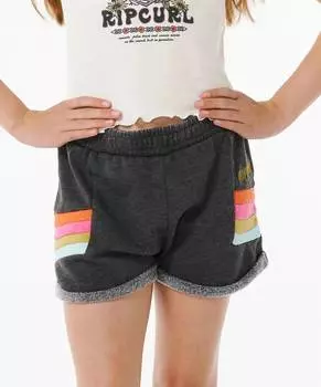 Шорты Surf Revival черного цвета с эффектом потертости Rip Curl