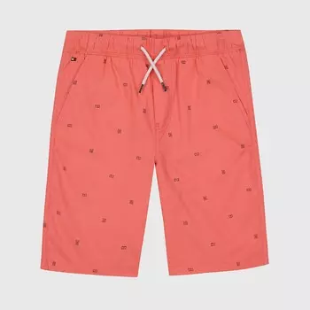 Шорты Tommy Hilfiger Big Kids' Pull-on, коралловый