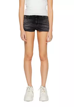 Шорты Tommy Jeans короткие джинсовые, черный