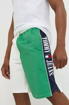 Шорты Tommy Jeans, зеленый
