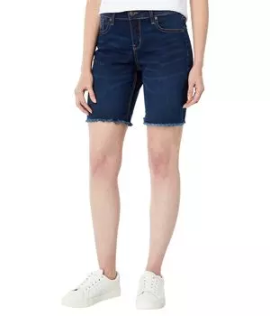 Шорты U.S. POLO ASSN., 7" Mid-Rise Stretch Denim Bermuda in Dark Enzyme Wash