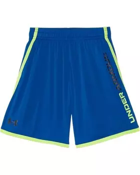 Шорты Under Armour Kids Stunt 3.0 Shorts, цвет Tech Blue/Morph Green/Black