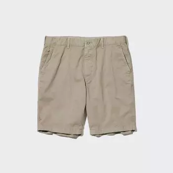 Шорты UNIQLO с кулиской, бежевый