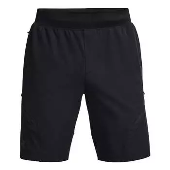 Шорты unstoppable cargo shorts 'black' Under Armour, черный