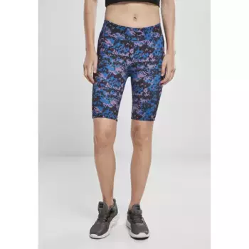 Шорты Urban Classics Cycling For High Waist Camouflage Tech Big, черный