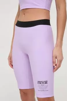 Шорты Versace Jeans Couture, фиолетовый
