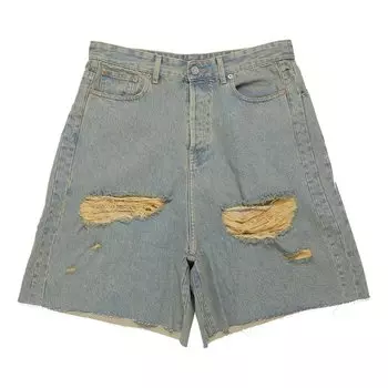 Шорты Vetements Destroyed Baggy 'Blue/Sand', синий