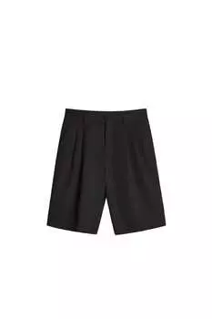 Шорты Zara 100% Wool Bermuda, чёрный