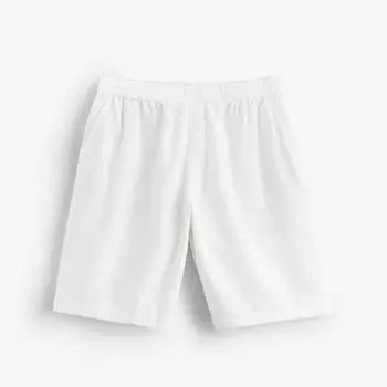 Шорты Zara Linen - Viscose Bermuda, белый