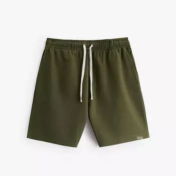 Шорты Zara Textured Bermuda With Label, хаки