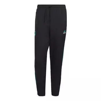 Штаны real madrid иконы тканые футбольные штаны Adidas, черный