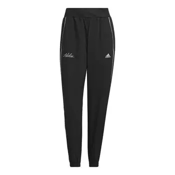 Штаны штаны из ткани rco Adidas, черный