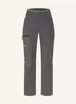 Штаны софтшелл дюрастретч Salewa, серый