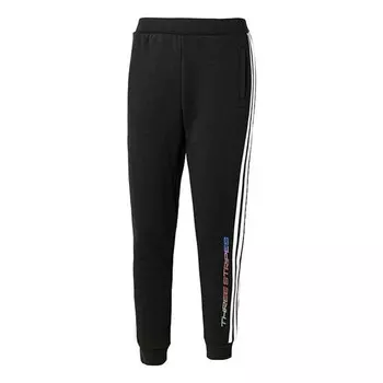 Штаны тканые штаны Adidas, черный