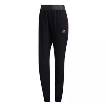 Штаны тканые штаны Adidas, черный