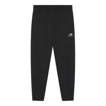 Штаны unissentials французский трикотажный трикотаж New Balance, черный