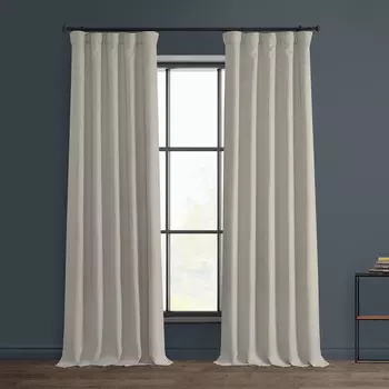 Шторы блэкаут из искусственного льна Half Price Drap, бежевый
