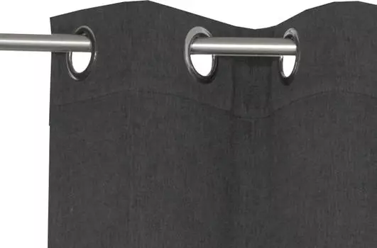 Шторы eyelet e-harp непрозрачный Esprit, темно-серый