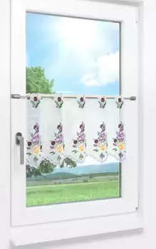 Шторы Plauener Spitze, фиолетовый