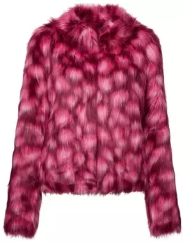 Шуба Glow из искусственного меха Unreal Fur, розовый