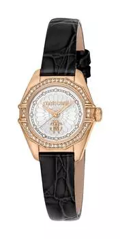 Швейцарские кварцевые часы Roberto Cavalli, серебро