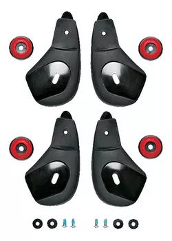 Крепежи Sidi Vertigo Ankle для поддержки лодыжки, черный/красный
