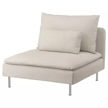 Сидящая часть СЁДЕРХАМН 1, Гуннаред бежевый SODERHAMN IKEA