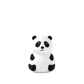 Силиконовая лампа Panda белая Rabbit & Friends