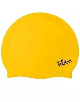 Силиконовая шапочка для плавания - однотонные цвета Simply Swim, желтый