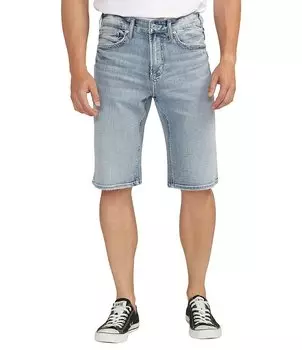 Silver Jeans Co. Gordie Max Flex 13Джинсовые шорты с внутренним швом, синий