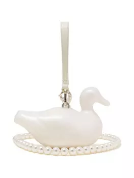 Simone Rocha клатч Duck, белый