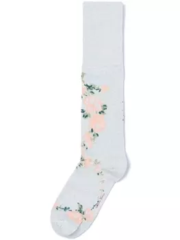 Simone Rocha жаккардовые носки Rosebud, синий