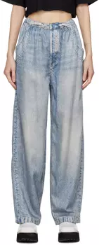 Синие брюки Becky Miramar rag & bone