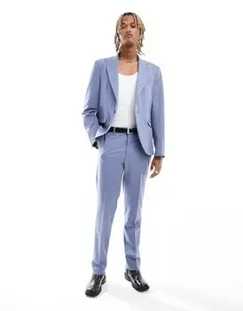 Синие брюки Twisted Tailor Buscot