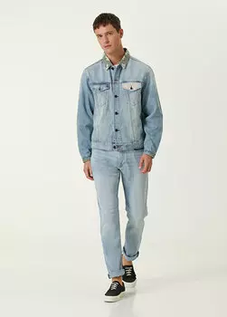 Синие джинсовые брюки Denham