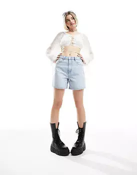 Синие джинсовые шорты ASOS DESIGN