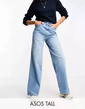 Синие джинсы ASOS DESIGN Tall Dad