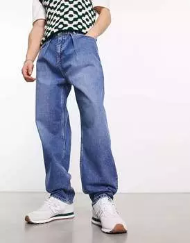 Синие джинсы-баллоны ASOS