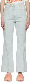 Синие джинсы Gucci &amp; California