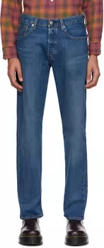 Синие джинсы оригинальной посадки 501 Levi's