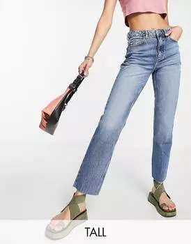 Синие джинсы прямого кроя Topshop Tall