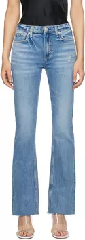 Синие джинсы Rag & Bone Peyton