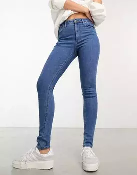 Синие джинсы скинни ASOS