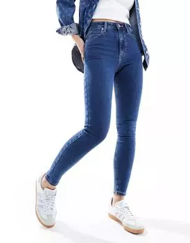 Синие джинсы скинни ASOS